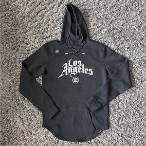 Legends Mens Size Small Los Angeles Clippers Workout Hawthorn Tech Hoodie Black